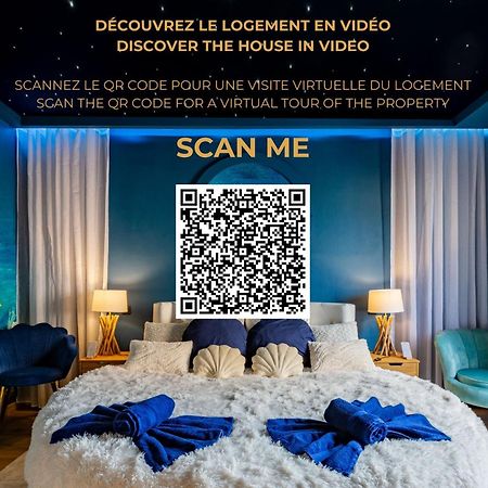 Lit Rond Tres Grand Et Confortable - Garage Possible Ou Parking Gratuit Rue - Gare 2 Min Et Ville 4 Min En Tram - Ciel Etoile - Netflix Videoprojecteur - Luxe Et Evasion Strasbourg Exteriör bild