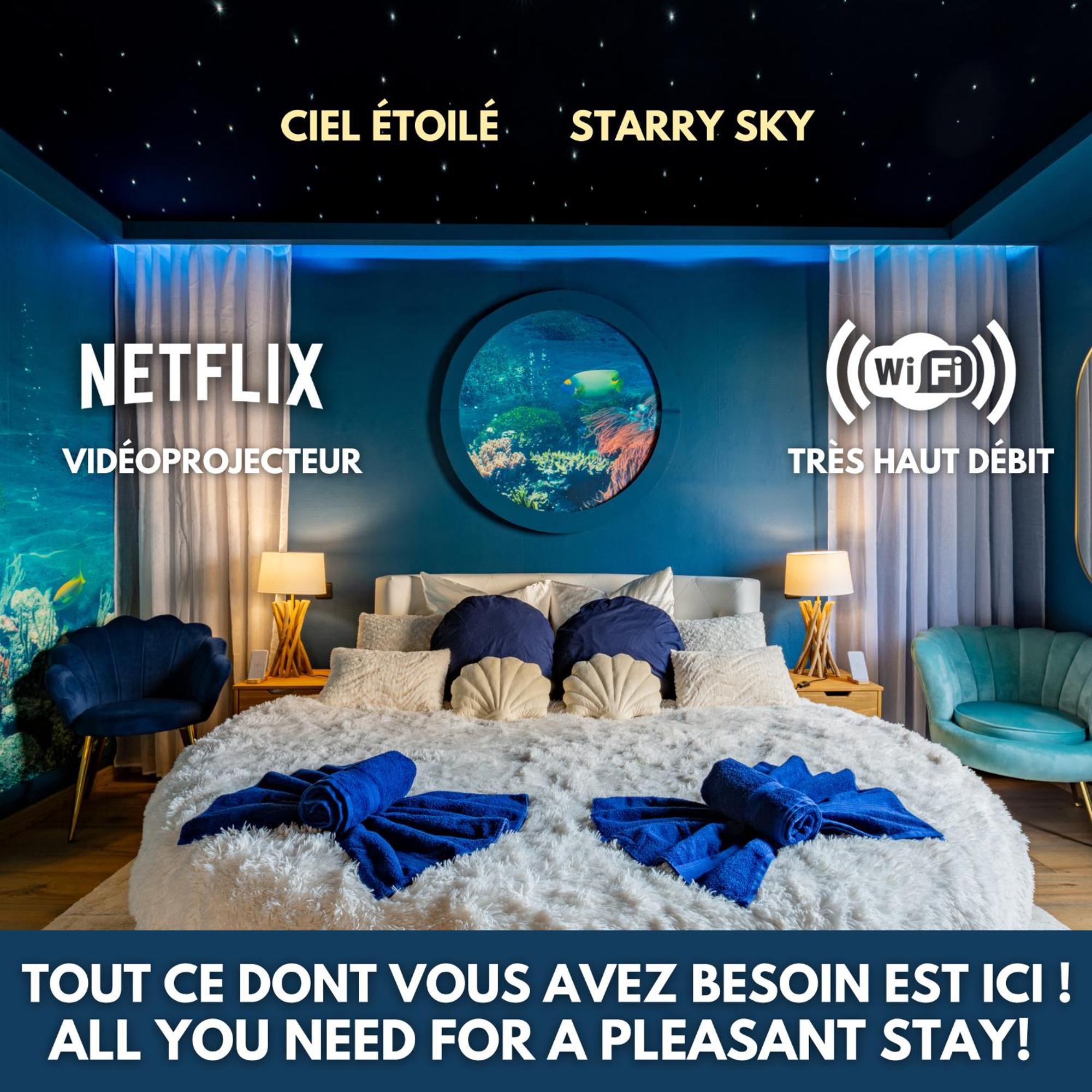 Lit Rond Tres Grand Et Confortable - Garage Possible Ou Parking Gratuit Rue - Gare 2 Min Et Ville 4 Min En Tram - Ciel Etoile - Netflix Videoprojecteur - Luxe Et Evasion Strasbourg Exteriör bild
